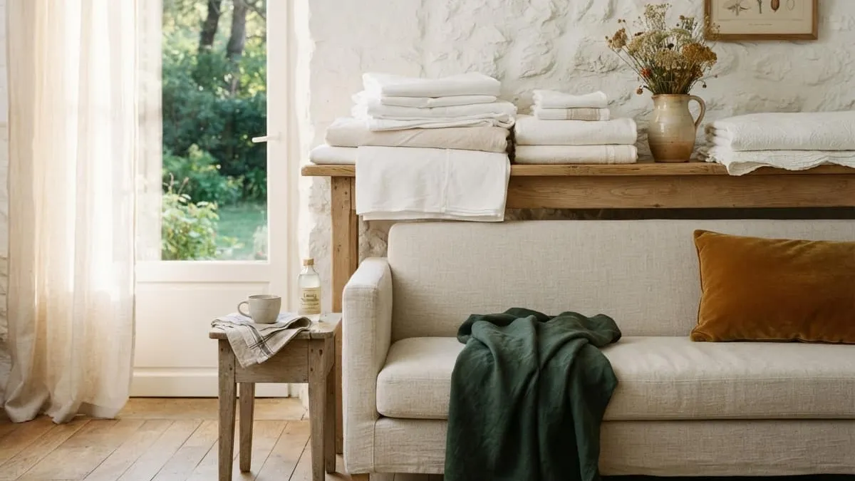 Comment blanchir le linge de maison jauni sans utiliser d'eau de javel