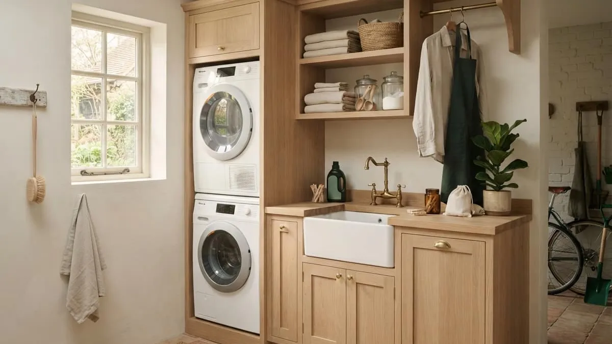 Organiser une buanderie fonctionnelle dans un petit garage : astuces et idées pratiques