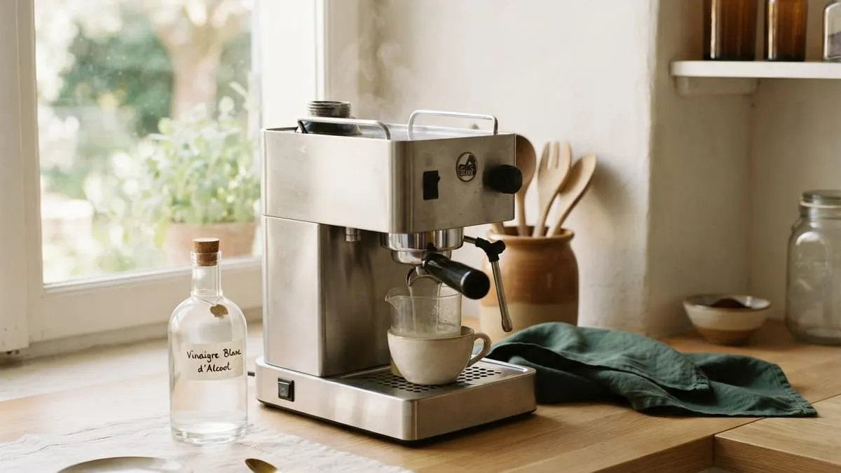 Détartrer une cafetière expresso avec du vinaigre blanc : quel dosage respecter ?