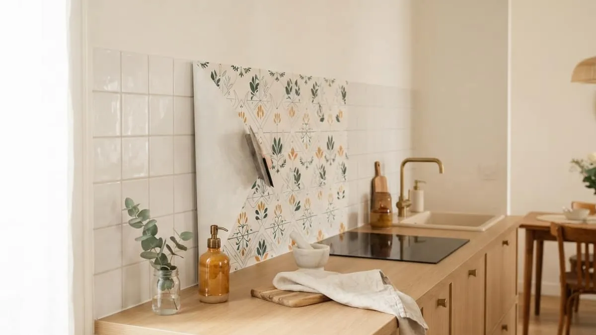 Installer une crédence adhésive sur du carrelage existant : avis et conseils pratiques