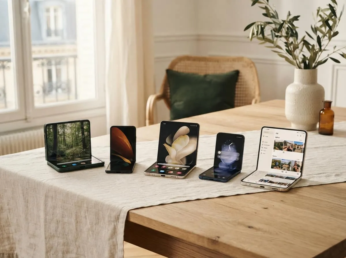 Les 5 Meilleurs Smartphones Pliables