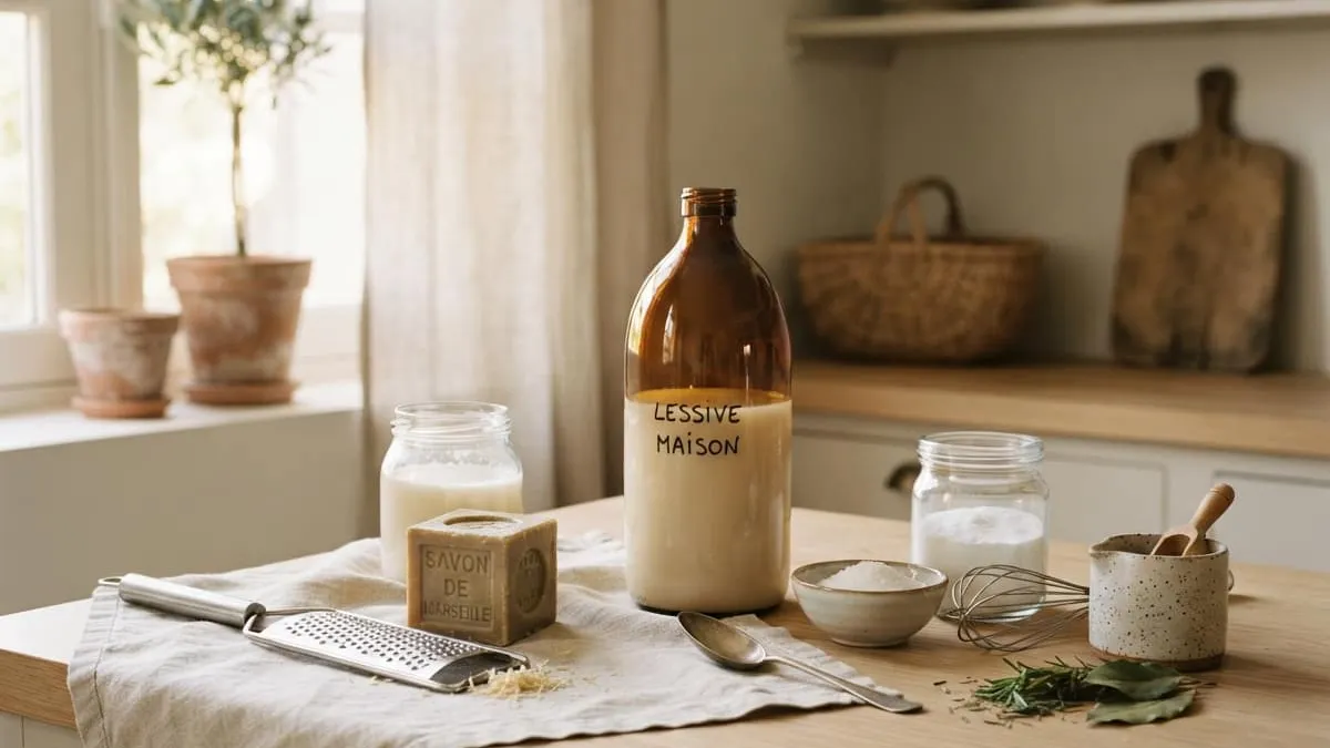 Fabriquer sa lessive maison au savon de Marseille qui ne durcit pas facilement