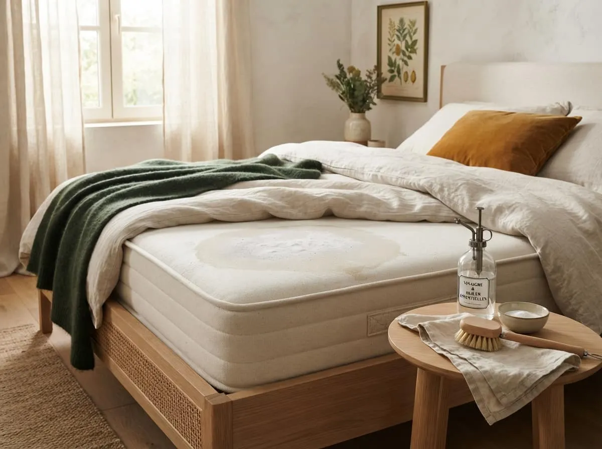 Nettoyer un matelas taché d'urine et éliminer les odeurs efficacement