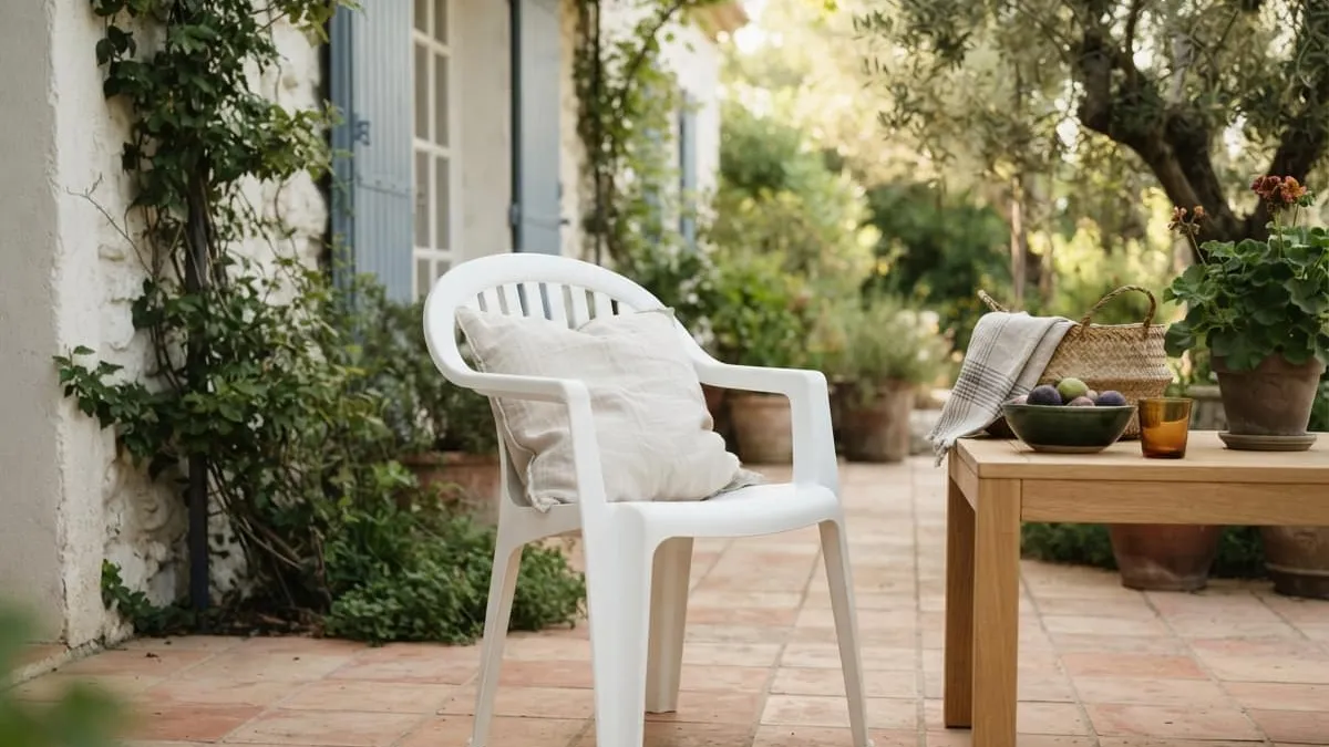 Comment nettoyer du mobilier de jardin en plastique blanc jauni efficacement