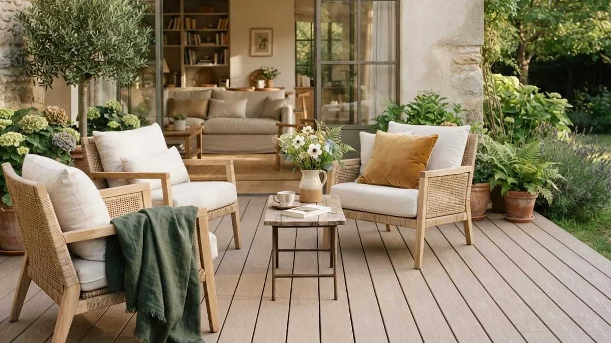 Comment nettoyer efficacement une terrasse en bois composite qui a verdi pendant l'hiver