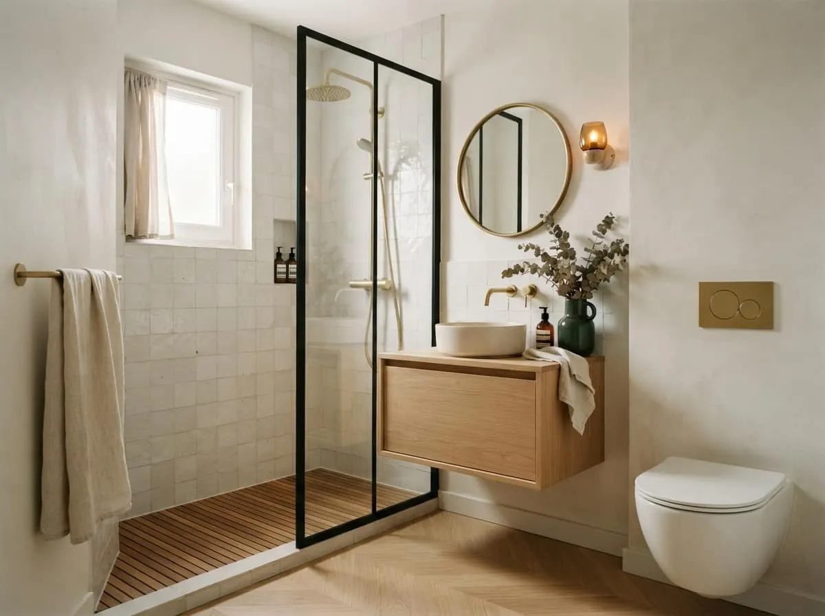 Transformer une petite salle de bain de 4m2 avec douche et wc : astuces et idées pratiques