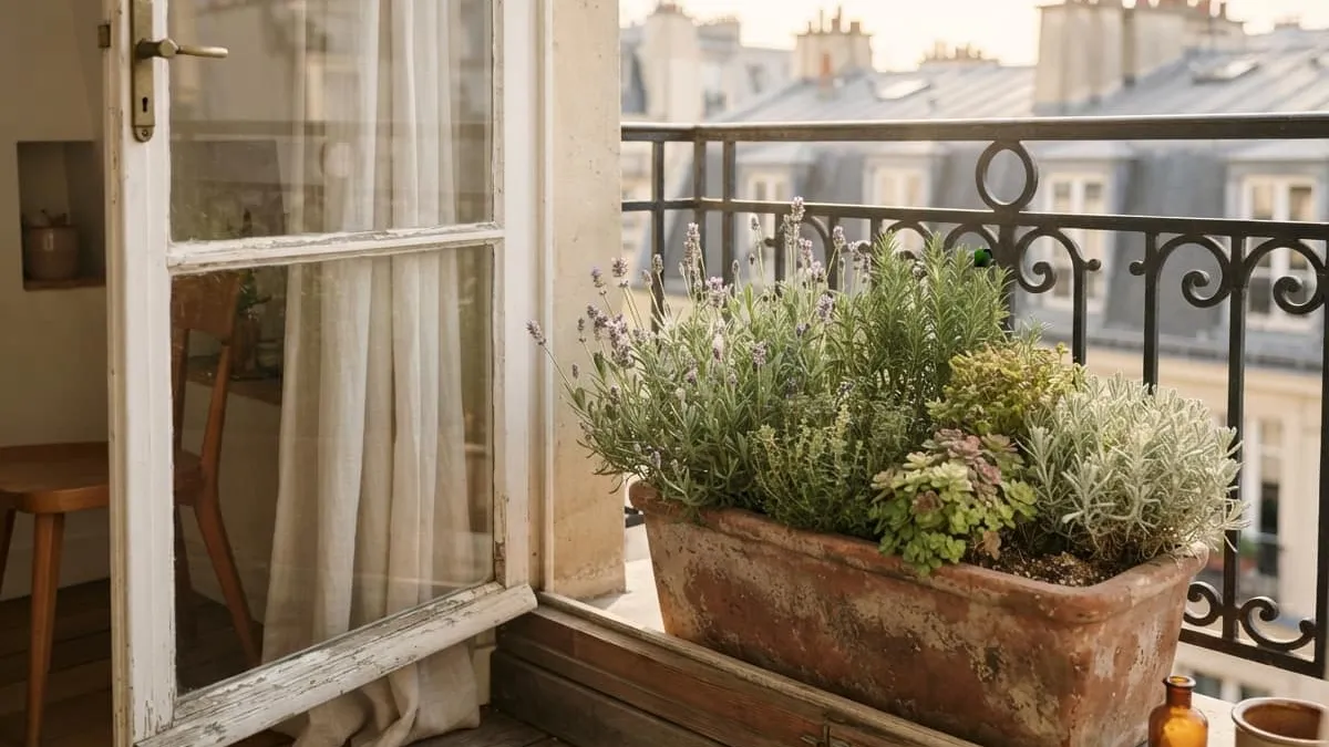 Quelles plantes choisir pour une jardinière balcon plein sud sans arrosage