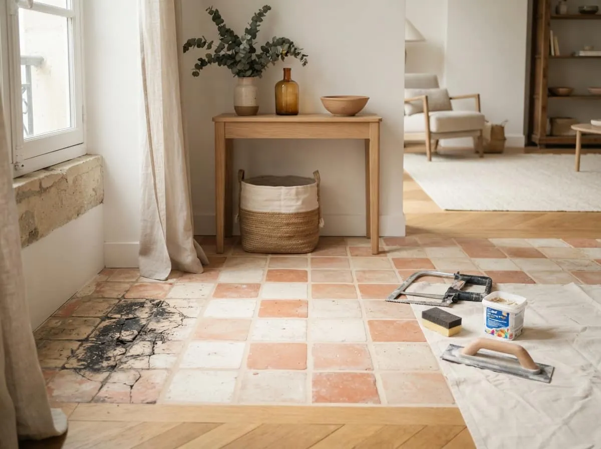 Rénover des joints de carrelage au sol noircis et creusés : guide pratique et astuces efficaces