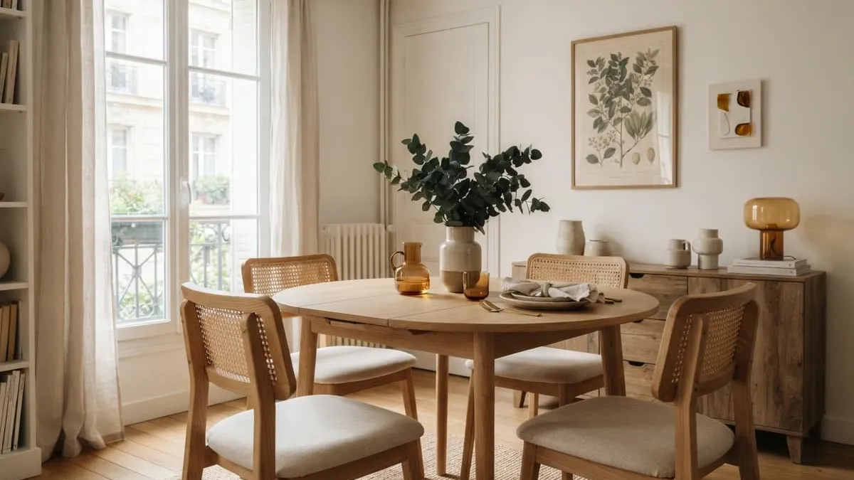 Table de salle à manger extensible pour petits espaces : quel modèle choisir en 2025