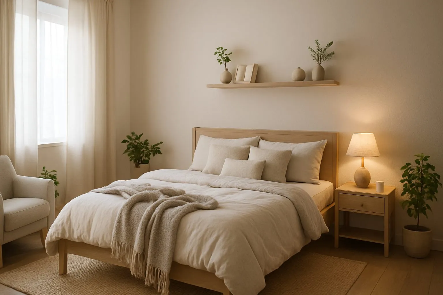 Créer une ambiance cosy dans une chambre sans la surcharger