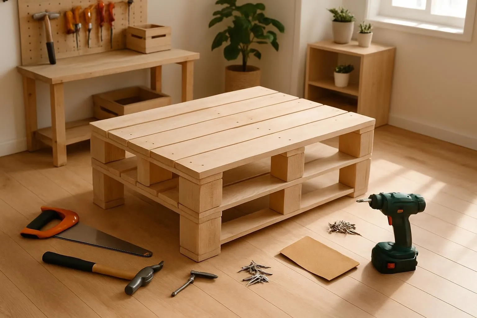 Fabriquer une table basse en palette